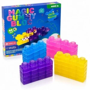 طقم مكعبات سكوشي Gummy Blocks مرنة 40 قطعة