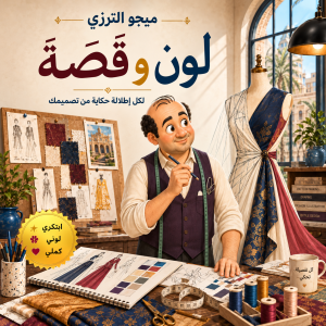 كتاب ميجو الترزى لَوِّنْ وَقِصَّة
